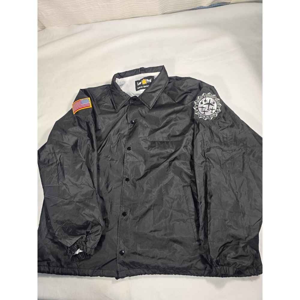 Law Pro by Quartermaster Security / Emergency Service Coach Jacket Black SZ 2XL